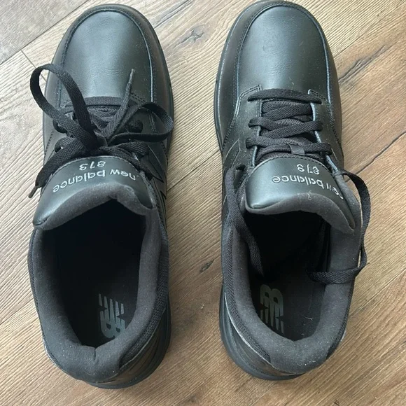New Balance 813 ! Men's Black Leather Sneakers ! Size 13